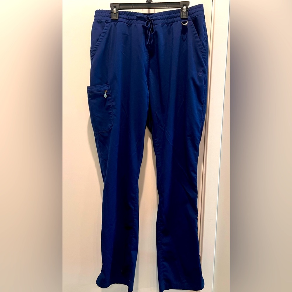 Healing Hands Purple Label Yoga scrub pants navy
